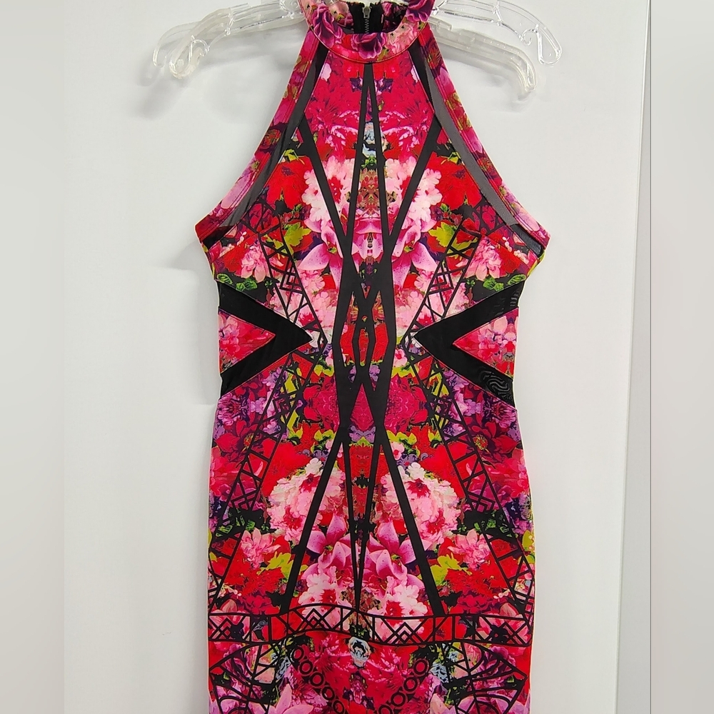 NEW Material Girl Stunning Red Roses Racer Back Dress M